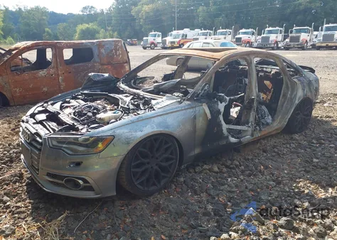 2013 Audi S6 4.0T Prestige from USA, damaged, VIN WAUF2AFC5DN147903